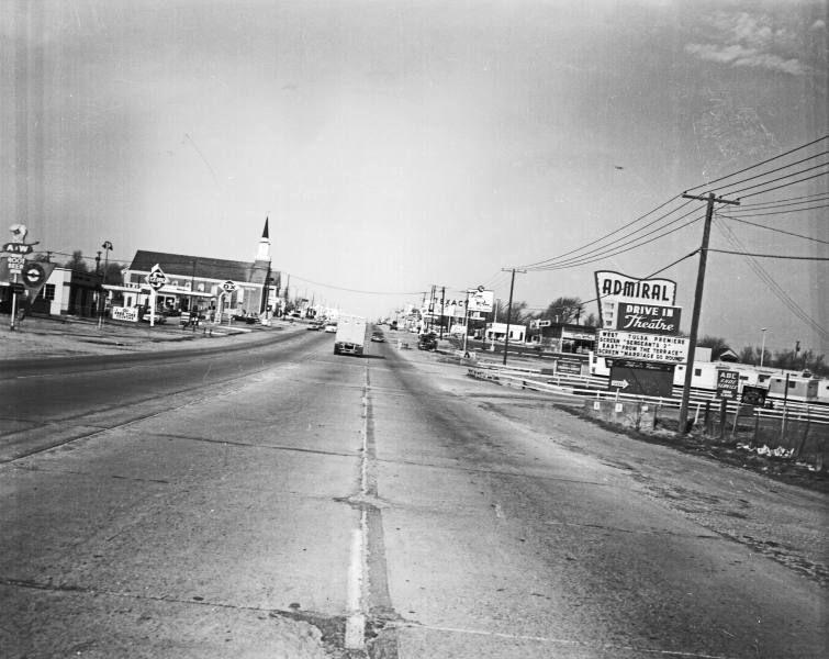 Looking west on Admiral Place