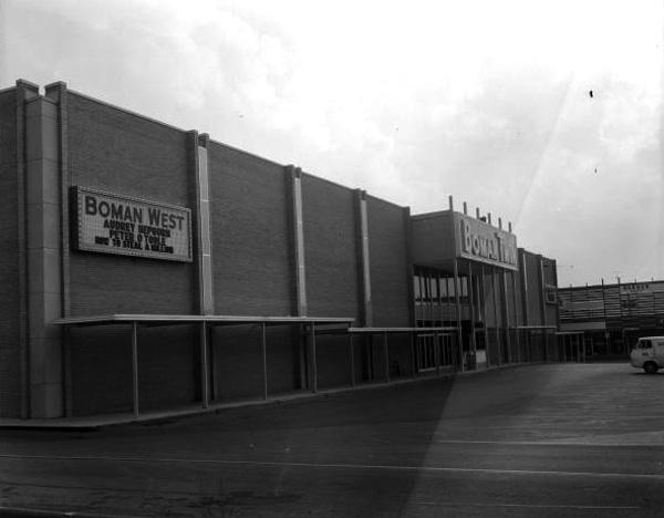 The Boman Twin Theatre opened in 1965.