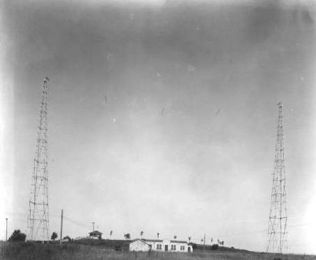 KVOO transmitter site atop Reservoir Hill (Apache & N. Denver) in 1926