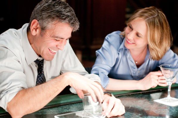 George Clooney and Vera Farmiga