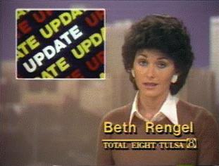 Beth Rengel at KTUL, courtesy of Jim Reid