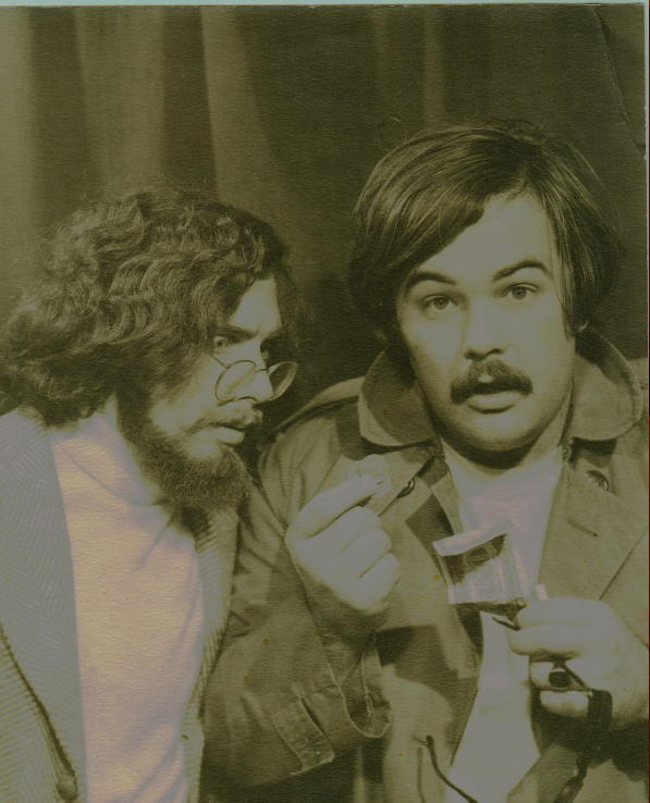 Armin Sebran and Gailard Sartain at the Tulsa State Fair, circa 1974