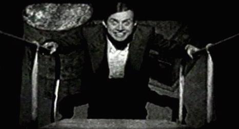 Renfield (Dwight Frye) at the bottom of the stairs in "Dracula", courtesy of Jim Reid