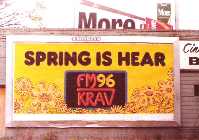KRAV billboard, courtesy of Dennis Yelton