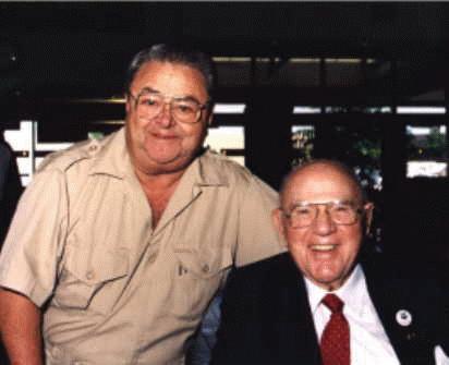 Spanky McFarland and Hal Roach, 1992