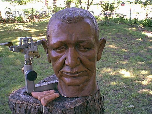 Dick West bust, courtesy of Karen Manasco