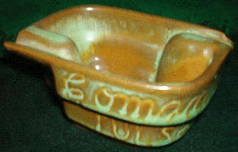 Frankoma Coman's ashtray