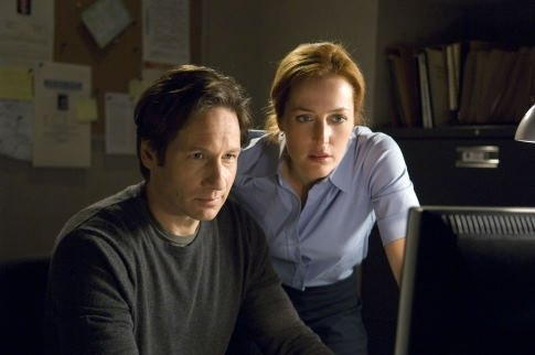 David Duchovny and Gillian Anderson