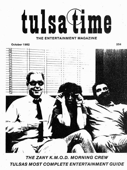 Tulsa Time guide, October 1982, courtesy of Roy Payton