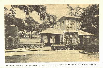 Miniature railway at Crystal City, circa 1927