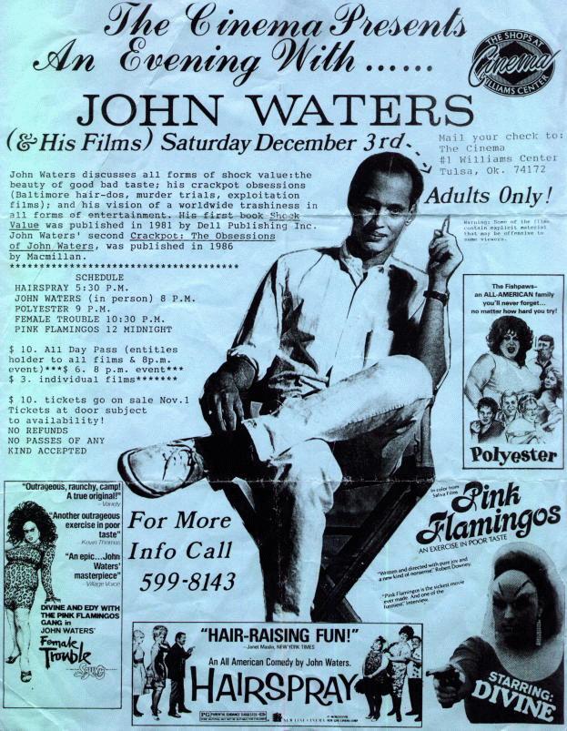 John Waters in Tulsa