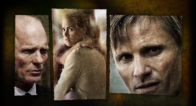 Ed Harris, Maria Bello and Viggo Mortensen