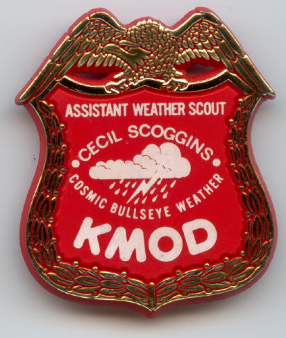 KMOD weather badge