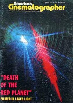 Cover of American Cinematographer July 1973 DEATH OF RED PLANET